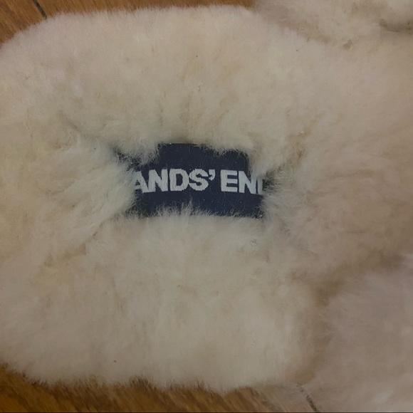 Lands' End Shearling Slippers **NEW** Size 6 - Picture 4 of 5